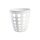 Planet Plastic office trash can white 12 L