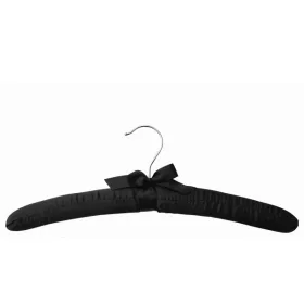 Black satin hanger