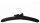 Black satin hanger