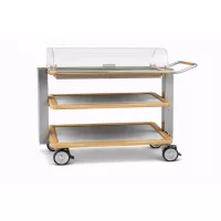 Refrigerated display and starter trolleys