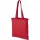 Carolina cotton shopping bag, red – price includes logo printing