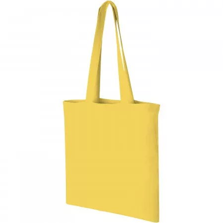 Carolina cotton shopping bag, yellow – price includes logo printing