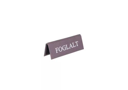 LILA FOGLALT TÁBLA, FEHÉRREL NYOMVA, NAGY
