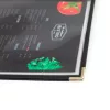 A5 méretű 2 lapos Bistro étlaptartó