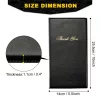 Black bill folder with “Thank you” print