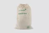 Laundry bag, cotton, 40 × 60 cm, with drawstring, natural