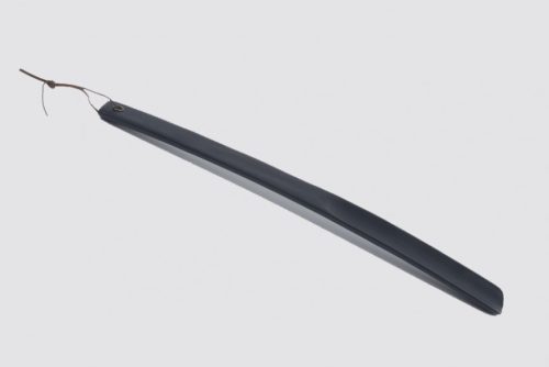 Black wooden shoe spoon 38 cm