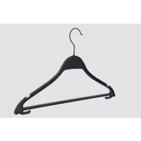 Plastic hanger with chrome-plated hook, 41 × 26 × 1 cm