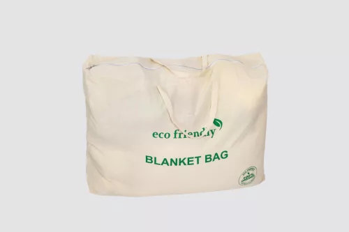 Blanket bag, cotton, 65 × 85 × 25 cm, natural colour