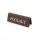 Reserved table sign, brown textile leather, white print, small
