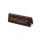Reserved table sign, dark brown faux leather, gold print, small