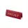 Reserved table sign, burgundy grained, gold print, small