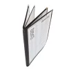 Bistro menu cover A4, 6 sheets, black