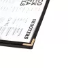 Bistro menu cover A4, 3 sheets, fold-out version
