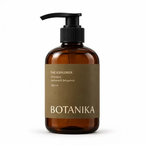 BOTANIKA Explorer shampoo – verbena & bergamot, 320 ml