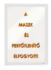 DURAFRAME MÁGNESES INFO KERET ÖNTAPADÓ HÁTLAPPAL, A4, PIROS
