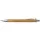 Bamboo ballpoint pen, brown – price includes logo printing as well