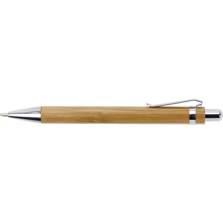 Bamboo ballpoint pen, brown – price includes logo printing as well