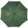 Automatic wooden-frame umbrella, dark green – price includes logo printing as well