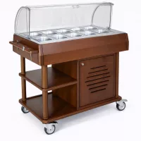 Refrigerated display and starter trolleys