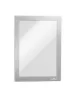 DURAFRAME magnetic info frame, self-adhesive back, A5, silver
