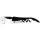 Stainless steel waiter's knife, black – price includes logo printing