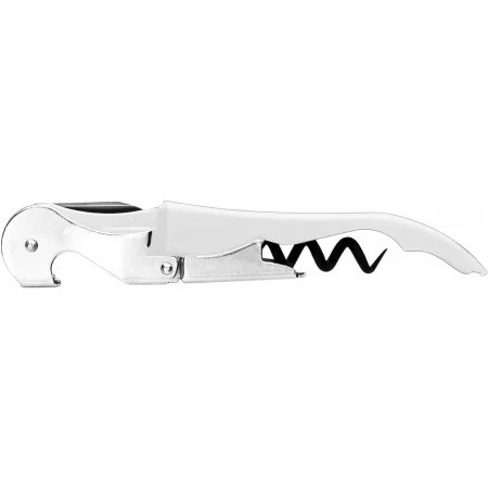 Stainless steel waiter's knife, white – price includes logo printing