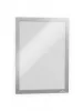 DURAFRAME magnetic info frame, self-adhesive back, A4, silver