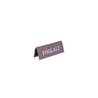 Leatherette Reserved Signs