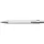 Ballpoint pen with metal clip, white – price includes logo printing