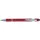 Ballpoint pen with rubber coating, burgundy – price includes logo printing
