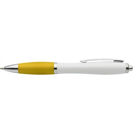 Recycled ABS ballpoint pen, yellow – price includes branding