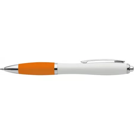 Recycled ABS ballpoint pen, orange – price includes branding