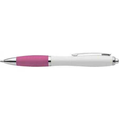 Recycled ABS ballpoint pen, pink – price includes branding