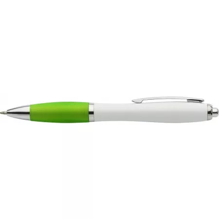 Recycled ABS ballpoint pen, lime – price includes branding