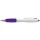 Recycled ABS ballpoint pen, purple – price includes branding
