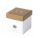 Preparation box, 4×4 cm with hotel logo