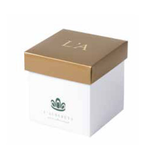 Preparation box, 4×4 cm with hotel logo
