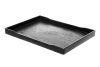 Black bathroom tray