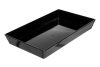 Black bathroom tray