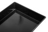 Black bathroom tray