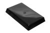 Black bathroom tray