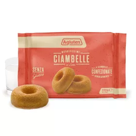 Agluten Ciambelle – milk doughnuts (gluten-free), 55 g