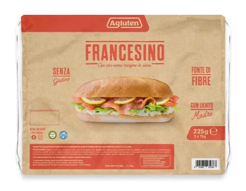 Agluten Il Francesino – mini baguettes (gluten-free), 75 g