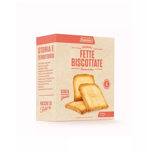 Agluten Fette Biscottate – rusks (gluten-free), 200 g
