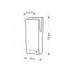 Air blade, airblade, plug-in hand dryer ABS plastic 1850W