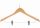 Anti-theft hanger with trouser clip