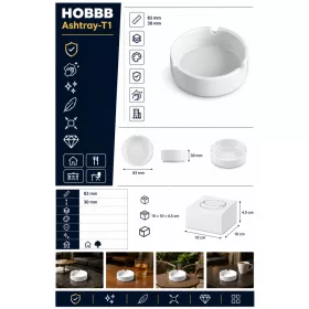 HOBBB Rutsker guest tray, white