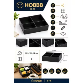 HOBBB Stege guest tray, black