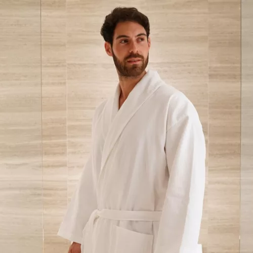 Finesse lightweight bathrobe White XL, 270 g